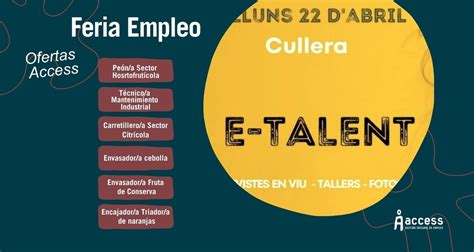 ofertas de trabajo en cullera|Empleos de Empleo en Cullera, Valencia provincia